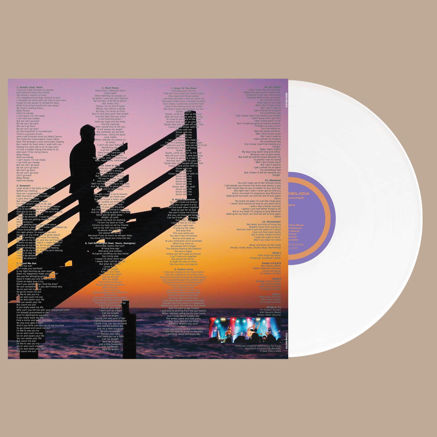 Signed WHITE Stonewater Vinyl